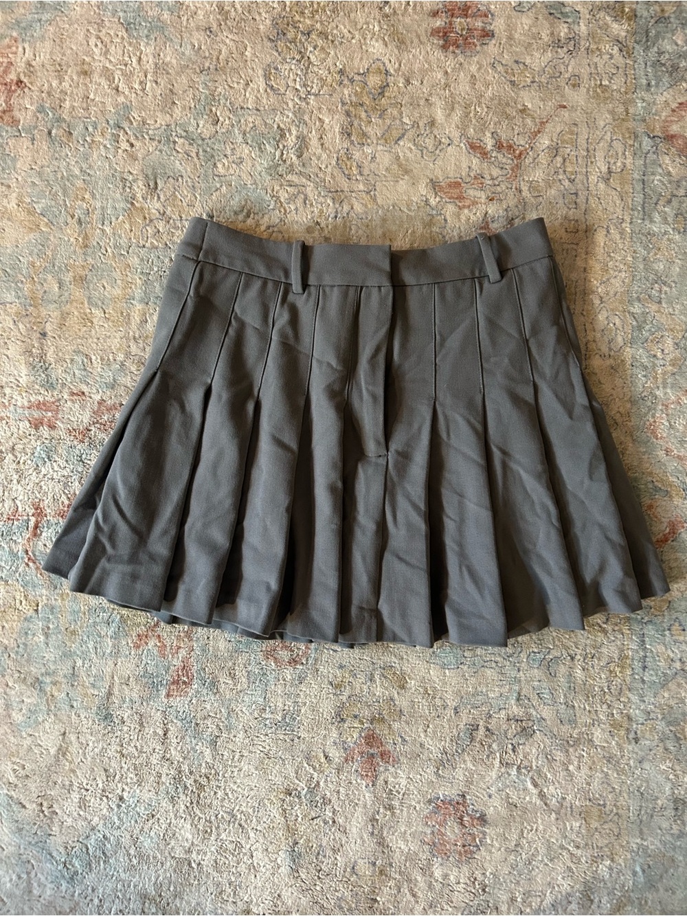 Jason Wu Gray Pleated Mini Skort